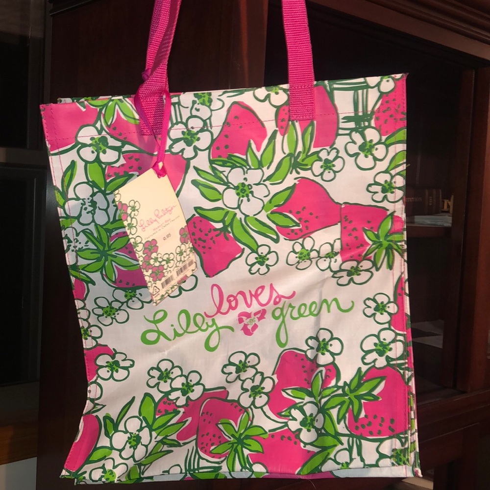 Lilly Loves Green Market Bag